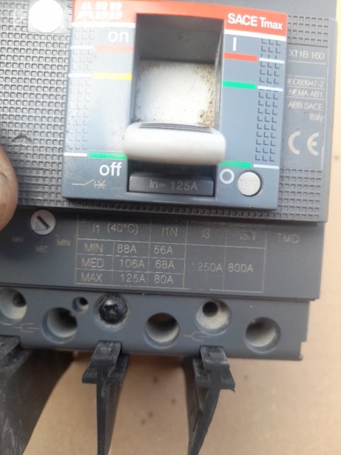 ABB SACE Tmax XT1B 160A - Industrijski prekidač kontaktor sklopka 10