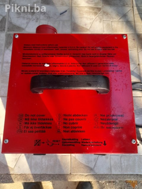 Industrijski kalorifer DANIA 5 kW grijalica radijator - kao nov! 11