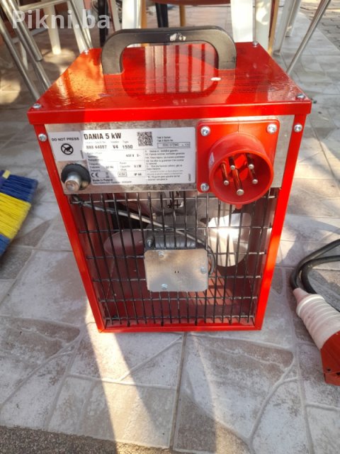 Industrijski kalorifer DANIA 5 kW grijalica radijator - kao nov! 9