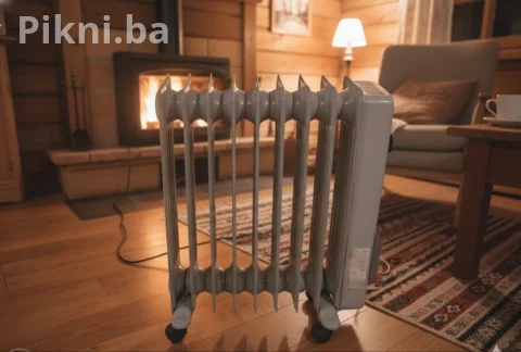 POVOLJNO! Uljni radijator HELEN 2000W - TURBO ventilator - 9 reba