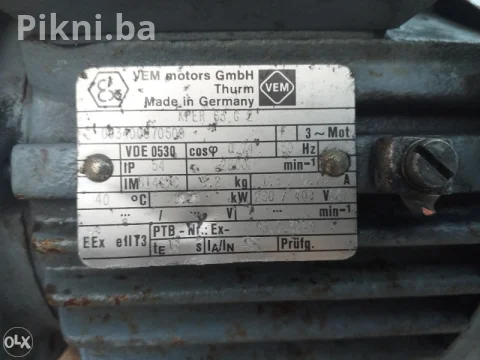 Elektro motor elektromotori 0,25kw 2800 obrtaja 8