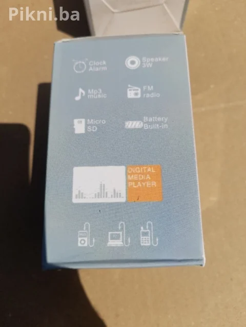 Prienosni mikro USB-AUX-CD zvučnik, mp3 radio fm plejer