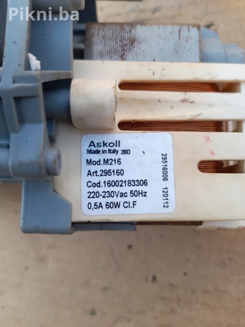 PUMPA SA GRIJAČEM / ASKOLL M216 / Za Mašinu za Suđe za vodu 8