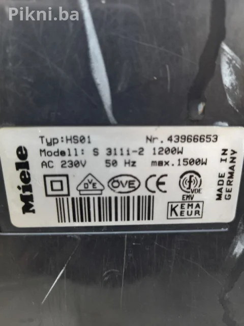 MIELE USISIVAČ - ISPRAVAN MOTOR! SAMO BAZA 60 KM!