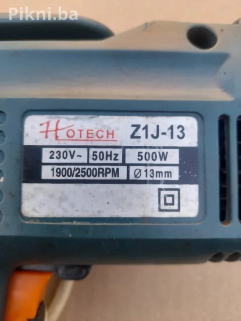 BUŠILICA HOTECH 500W / Čekić, Revers, Regulacija Brzine / Potpuno 7