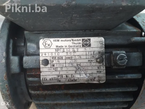 HITNO! VEM Elektromotor - 2800 RPM - Ex-proof Zaštita (Njemačka P