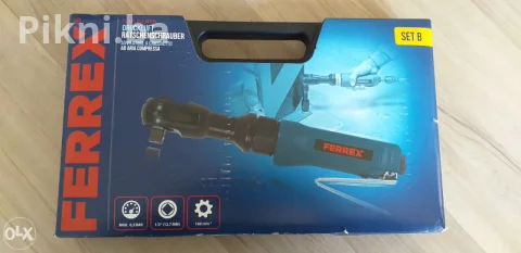 NOVO! Ferrex Pneumatski ključ (Air Ratchet) u setu s gedorama 5
