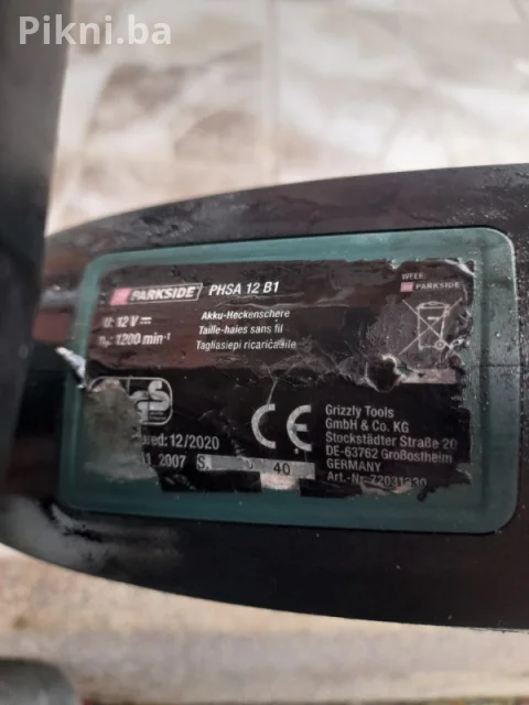 Parkside Akumulatorski Trimer za Živicu PHSA 12 B1 (12V) - Ogradu 8