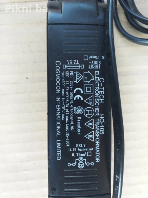 Transformator trafo 11,5v HQ-105 adapter pretvarac napo