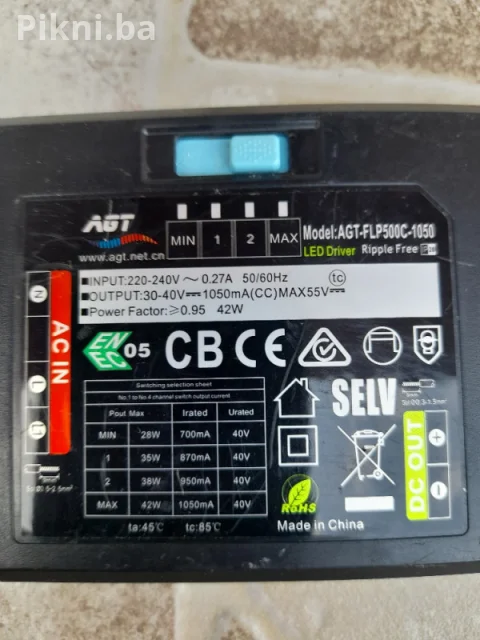 Led panel drivers AGT 28-42w 40v ispravljač pretvarac n 4
