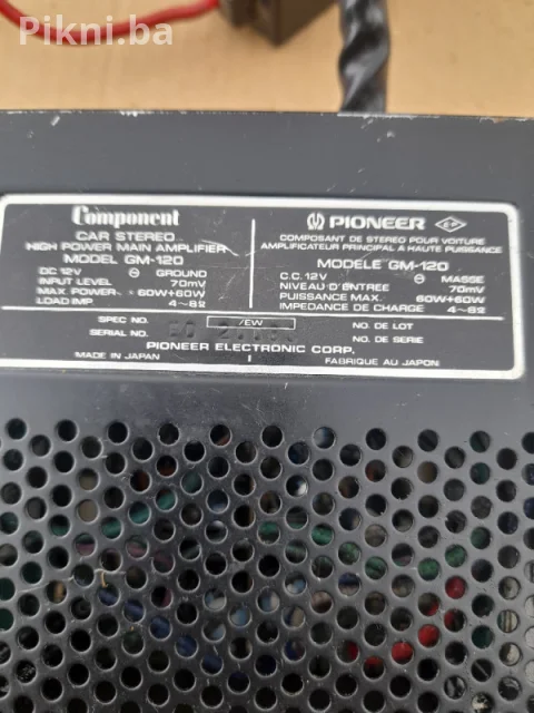 Auto pojačalo PIONEER GM 120 muzika radio ozvucenje 8