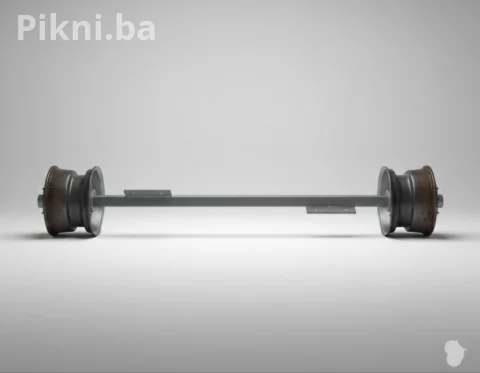 osovina za prikolicu - za Labudica, niskonoseća, 3 tone, njemačka