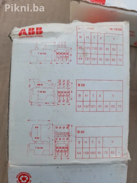 NOVO: ABB Termički Relej T25 DU (2.2 3.1 A) za Zaštitu Motora 6