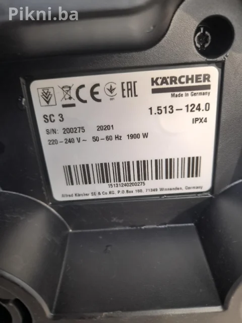 Karcher SC 3 sc3 parni čistač paročistač- ispravan i povoljan! 3