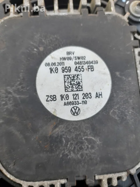 Ventilator hladnjaka (klima) sa kućištem - VW 1K0 959 455 FB (ORI 3
