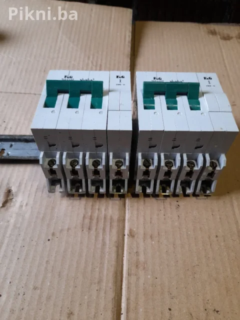 Tropolni Automatski Prekidači D-Karakteristike 6A (F&G ZBN-D) 6