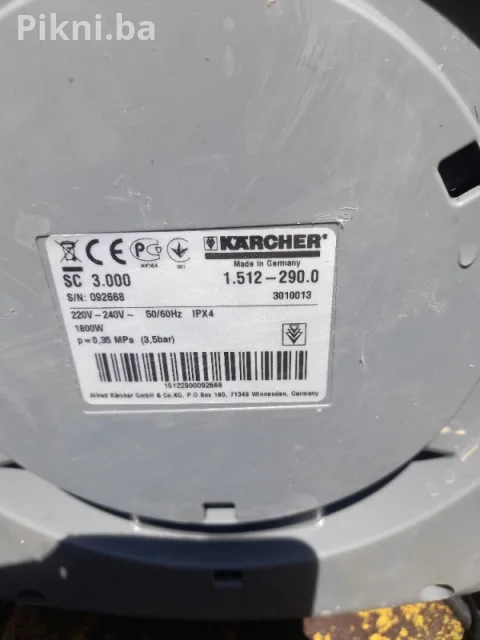 BRZA RASPRODAJA! KARCHER SC 2 3.000 sc2 Parni Čistač paročistač