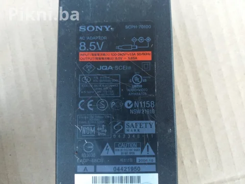 Originalni SONY Punjač 8.5V / 5.65A za PlayStation 2 SLIM (PS2) 3