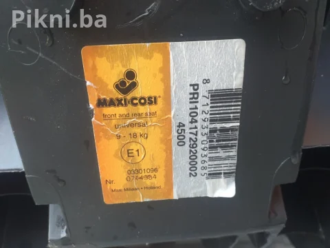 Auto sjedalica Maxi Cosi 9-18kg sjedište za djecu 3
