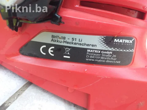 Akumulatorski Trimer za Živicu MATRIX BHT 18-51 Li (18V) - Samo t 4