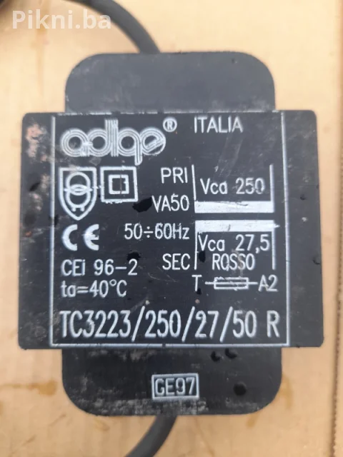 Snažan Transformator (Trafo) 200 VA - 220V na 27.8V (Izmjenični A 7