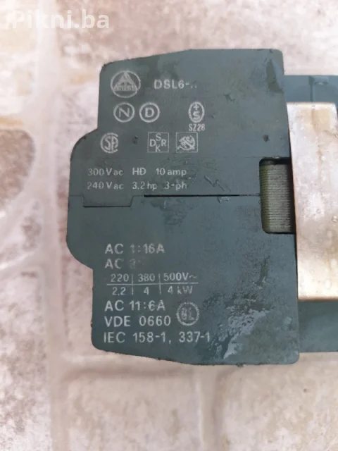 Kontaktor FANAL DSLG 44E 10A sklopka prekidac