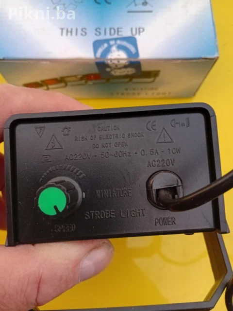 Novi Mini Stroboskop (Strobe Light) - ZELENA SVETLOST sa Potencio 6