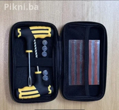 Premium Set za Hitnu Popravku Guma + Karbonska Torbica