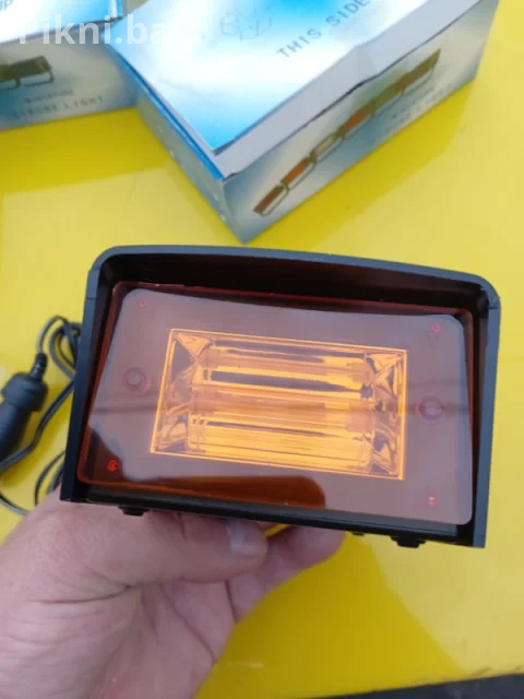 HIT PONUDA! Mini Stroboskop/Rotacija Lampe NARANDŽASTA/ŽUTA 12v 10