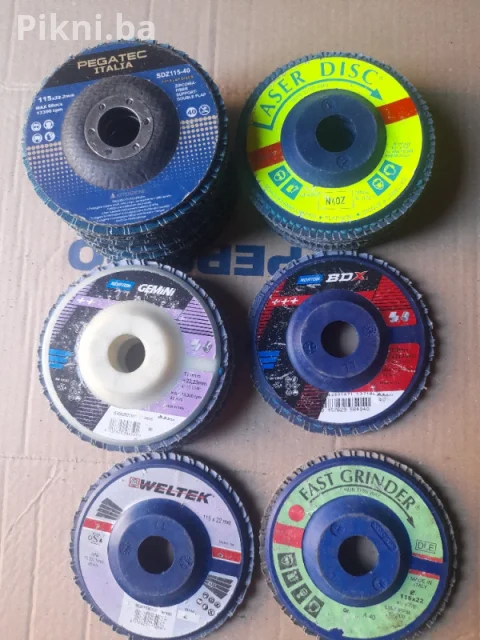 Profi disk za brušenje sa papirima 115/125x22mm - ploče za brušen 10