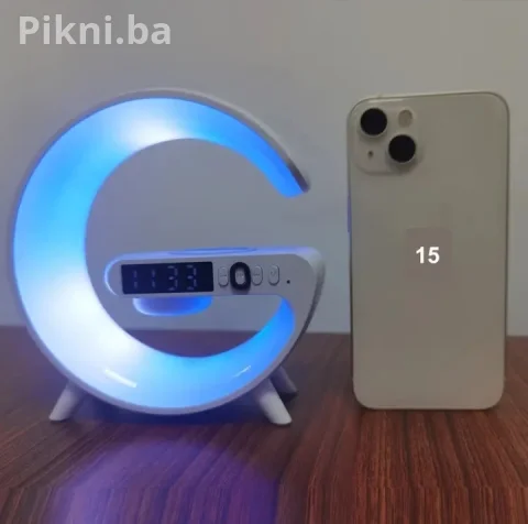 G-Lamp Pametna RGB Lampa | Bluetooth Zvučnik | Bežično Punjenje 5