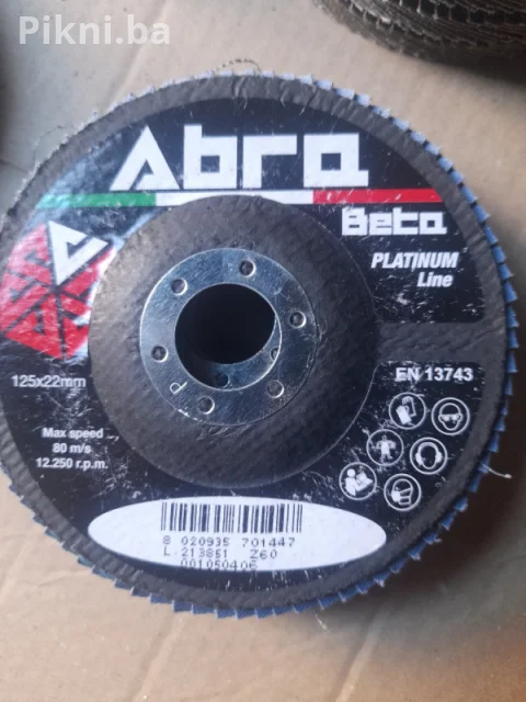 Profi disk za brušenje sa papirima za metal 125x22mm 3