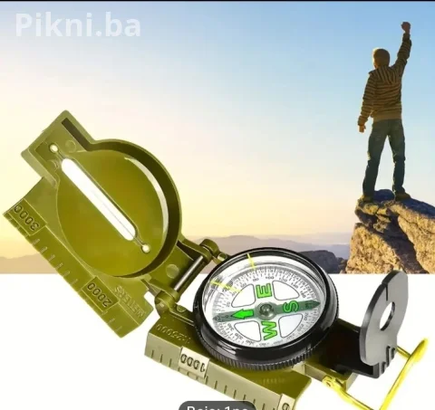 NOVO! Vojni/Preživljavački Kompas - Otporan i Precizan - 20 KM! 7