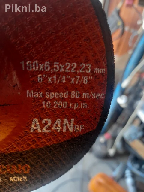 NOVO! Prodajem 13 brusnih/reznih ploča za metal Abicor Binzel (15 5