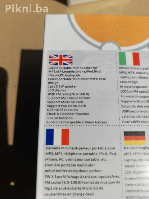 Prienosni mikro USB-AUX-CD zvučnik, mp3 radio fm plejer 3