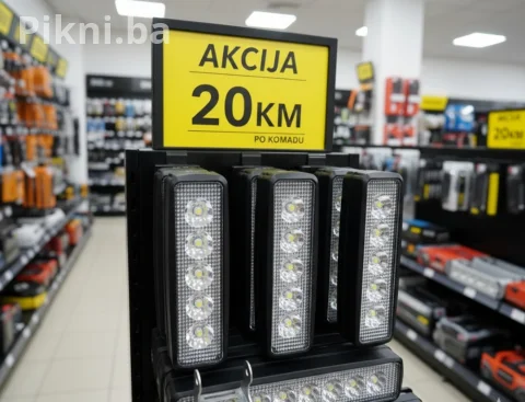 LED Radno Svjetlo 12V-24V / 18W (6 LED) za Traktor, Bager, Kamion