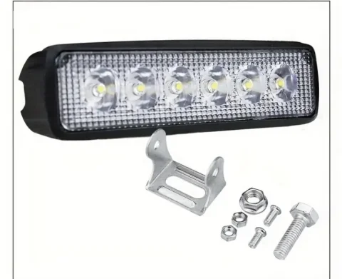 LED Radno Svjetlo 12V-24V / 18W (6 LED) za Traktor, Bager, Kamion 5