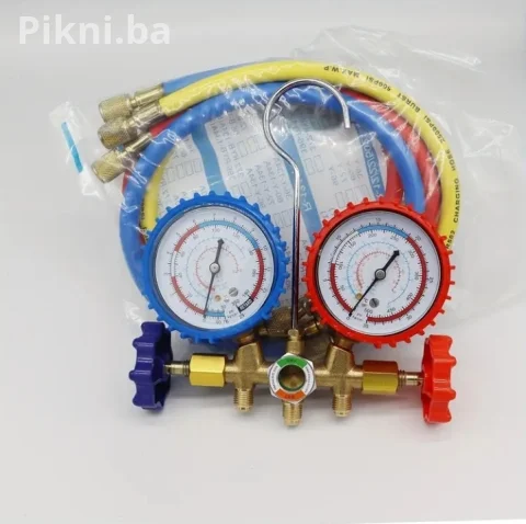 Set Manometara za Auto Klime i HVAC (R134a, R22, R404a) 5