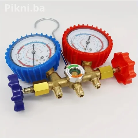 Set Manometara za Auto Klime i HVAC (R134a, R22, R404a) 3