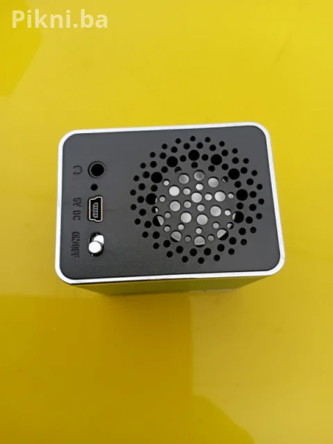 Plavi Mini Hi-Fi Zvučnik / Radio / Alarm HI-RICE SD-502 (Metalno 12