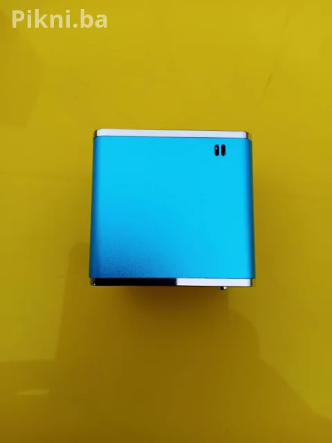 Plavi Mini Hi-Fi Zvučnik / Radio / Alarm HI-RICE SD-502 (Metalno 8