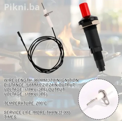 PIEZO UPALJAČ (VARNICA) ZA PLIN - UNIVERZALNI - NOVO 3