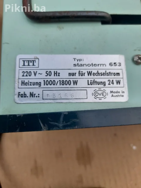 Grijalica 1000/1800w dvije brzine toplo hladno duva 3
