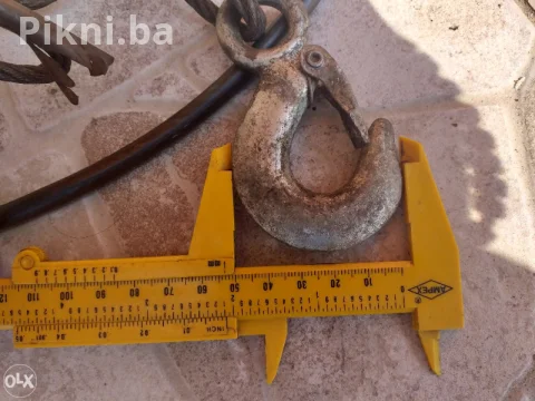 Sajla 6mm za slepanje sa kukama 3,5 metra 4