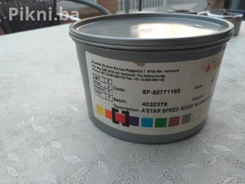 Štamparske boje farbe FLINT-SCHMIDT 1 kg ofset boja 7