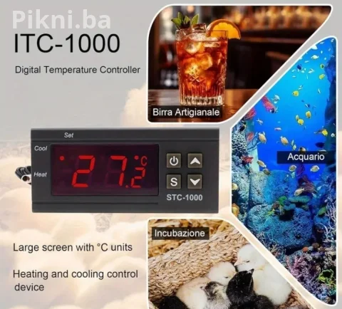 PROFI Digitalni Termostat STC-1000 (24V DC) - Grijanje i Hlađenje 8