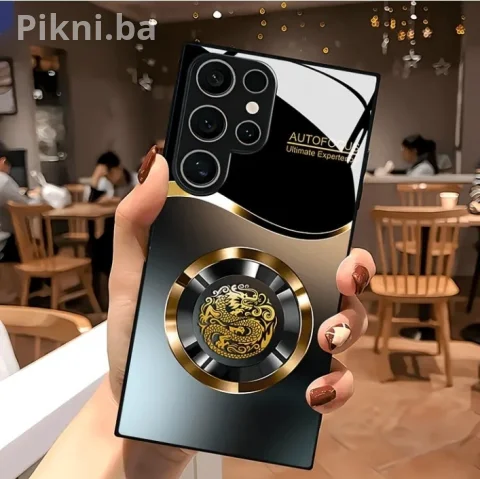 PREMIUM Dragon Glass Maska za Samsung S24 / S25 Ultra / Gold Edit