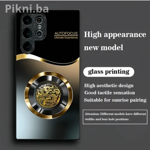 PREMIUM Dragon Glass Maska za Samsung S24 / S25 Ultra / Gold Edit 4