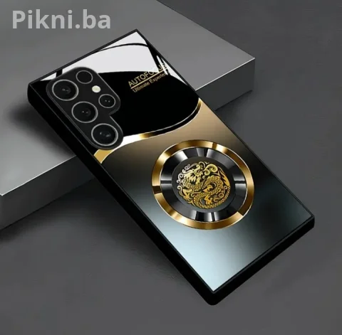 PREMIUM Dragon Glass Maska za Samsung S24 / S25 Ultra / Gold Edit