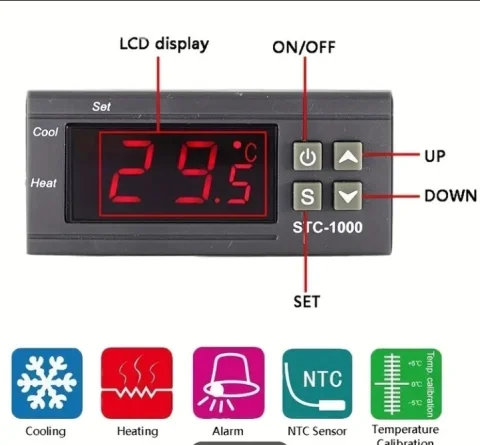 HITNA PRODAJA! NOVO: Digitalni termostat STC-1000 (12V DC) 6